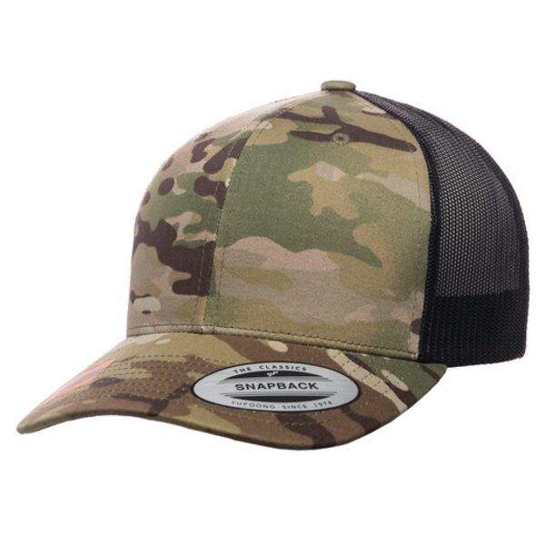 Retro Trucker Multicam® Snapback Cap Thumbnail