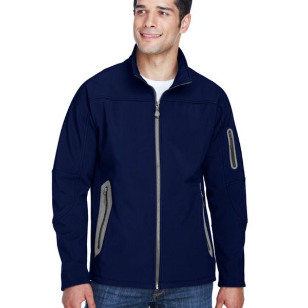 Men's Three-Layer Fleece Bonded Soft Shell Technical Jacket Thumbnail