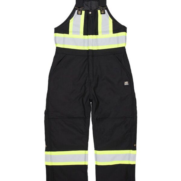 Men's Safety Striped Arctic Insulated Bib Overall Thumbnail