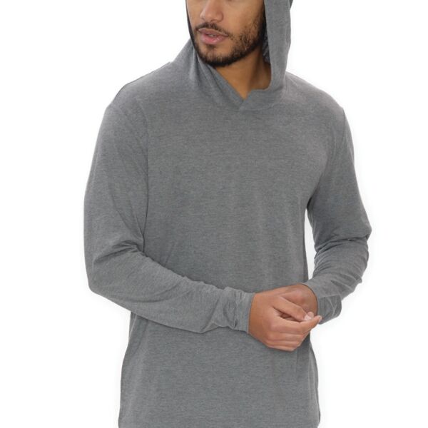 KOI® ELEMENT TRIBLEND LONG SLEEVE HOODED TEE Thumbnail