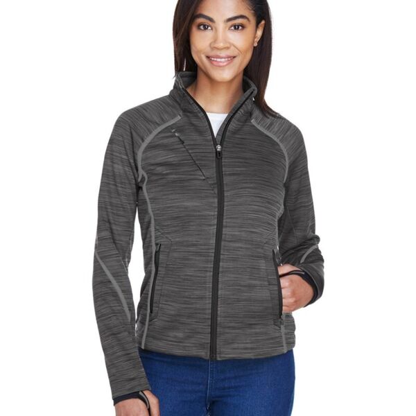Women's Flux Mélange Bonded Fleece Jacket Thumbnail