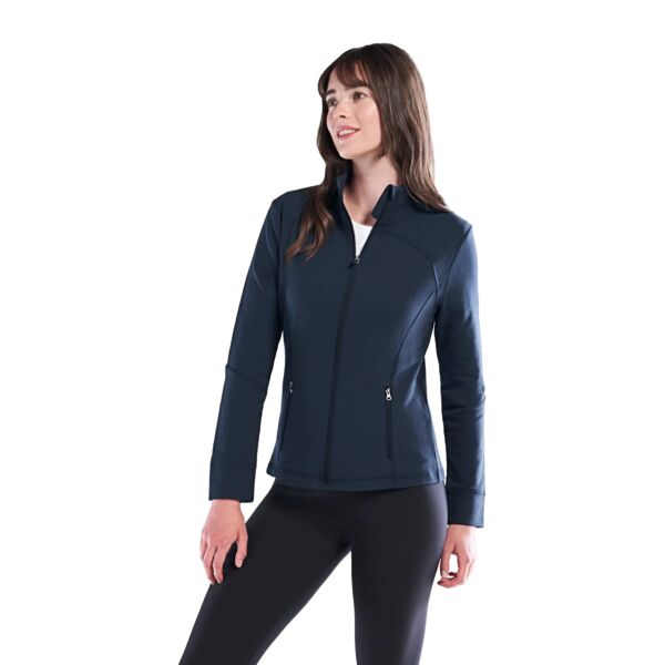 Ladies French Terry Performance Full Zip Sweatshirt Thumbnail