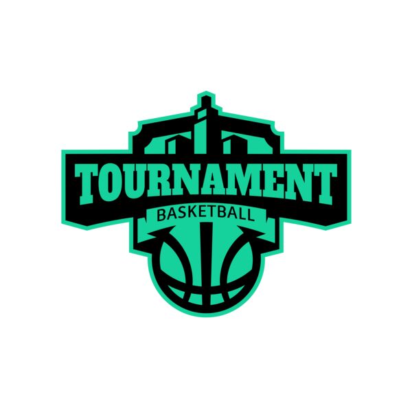 Tournament Basketball logo template Thumbnail